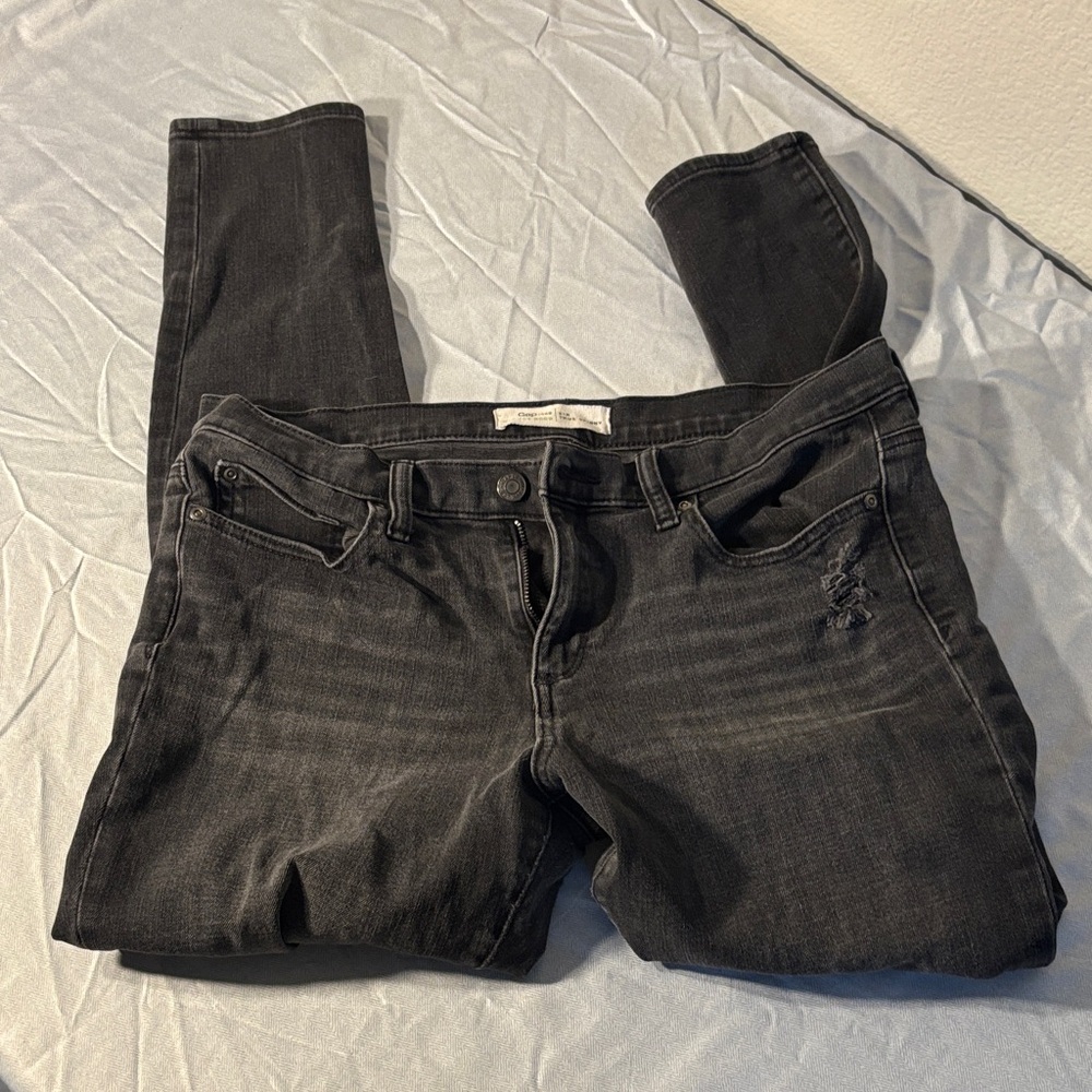 GAP Women's Dark Gray Skinny Jeans
